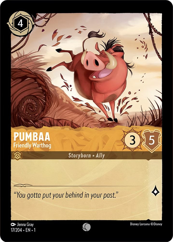 Pumbaa - Friendly Warthog (17/204) (The First Chapter)