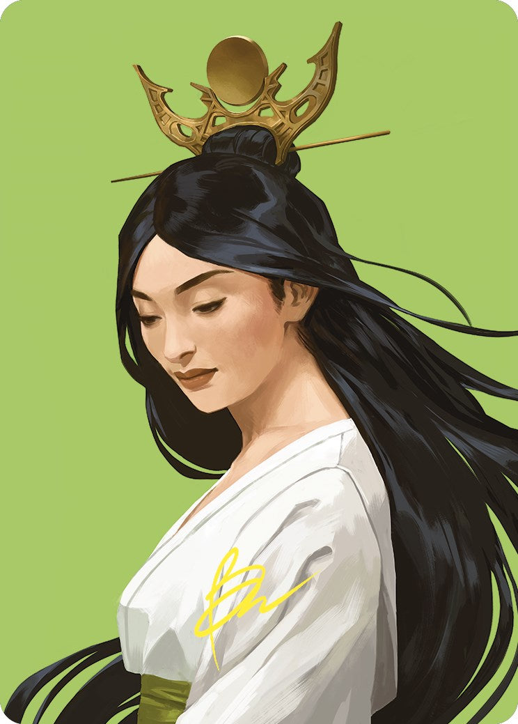Azusa, Lost but Seeking Art Card (Gold-Stamped Signature) (56) [Commander Masters]
