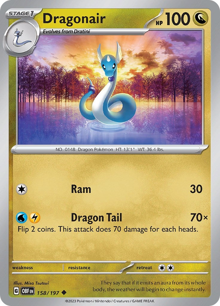 Image for Dragonair (158/197) [SV03: Obsidian Flames] - Pokemon