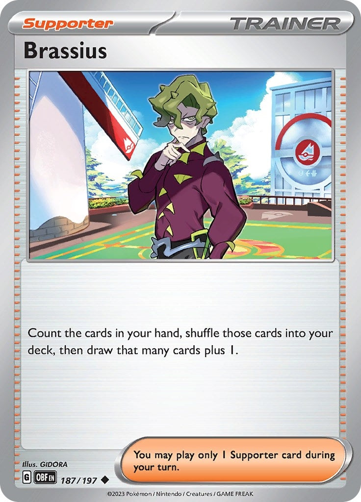 Image for Brassius (187/197) [SV03: Obsidian Flames] - Pokemon