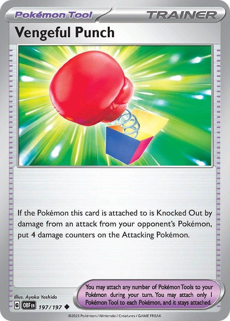 Image for Vengeful Punch (197/197) [SV03: Obsidian Flames] - Pokemon