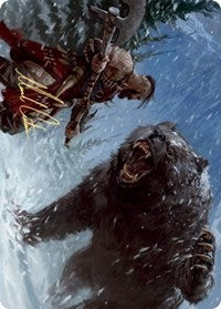 Blizzard Brawl Art Card (Gold-Stamped Signature) (41) [Kaldheim]
