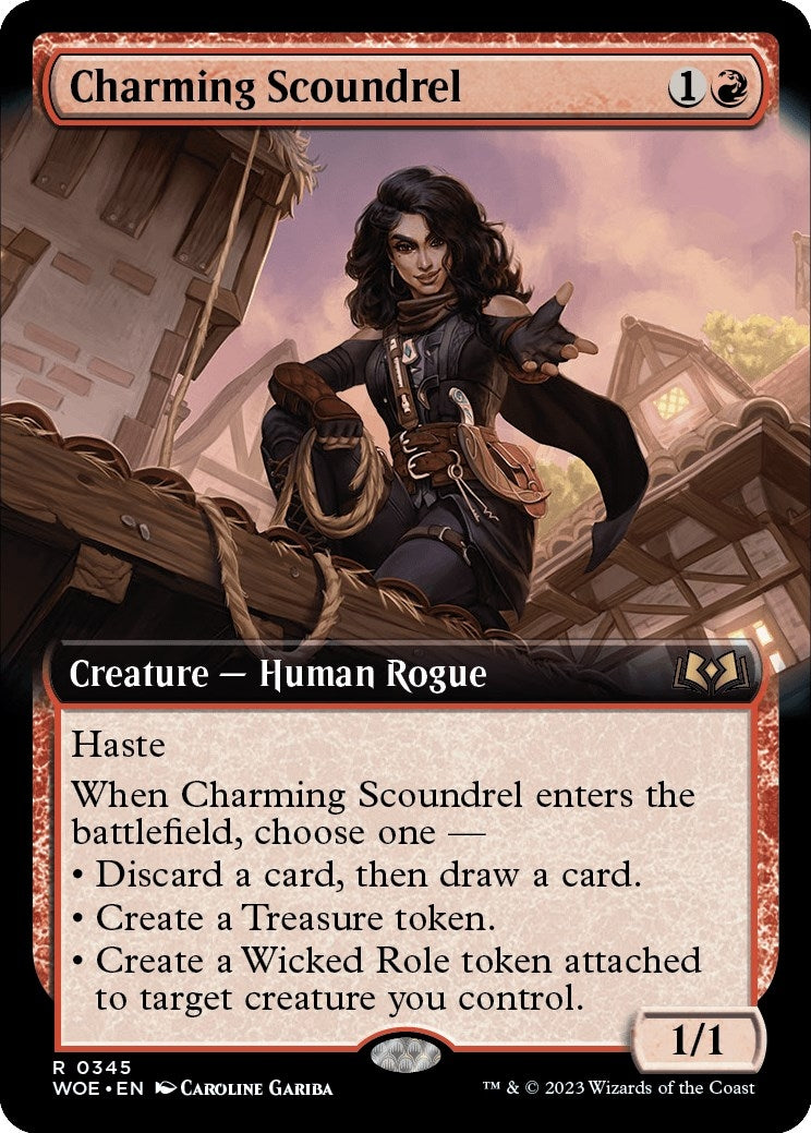 Charming Scoundrel (Extended Art) (345) (Wilds of Eldraine)