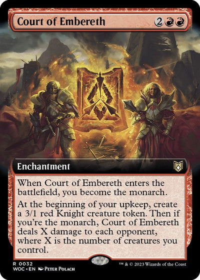 Court of Embereth (Extended Art) (32) (Commander: Wilds of Eldraine)