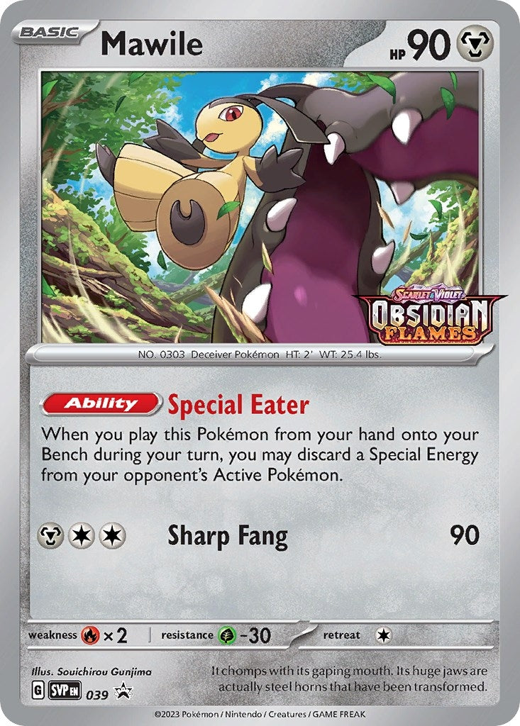 Image for Mawile - 039 (Prerelease) (039) [SV: Scarlet & Violet Promo Cards] - Pokemon