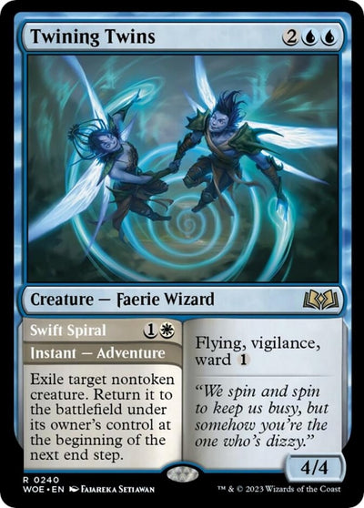 Twining Twins // Swift Spiral [Wilds of Eldraine]