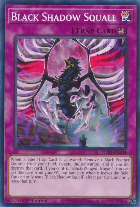 Black Shadow Squall (MP23-EN208) (25th Anniversary Tin: Dueling Heroes Mega Pack)