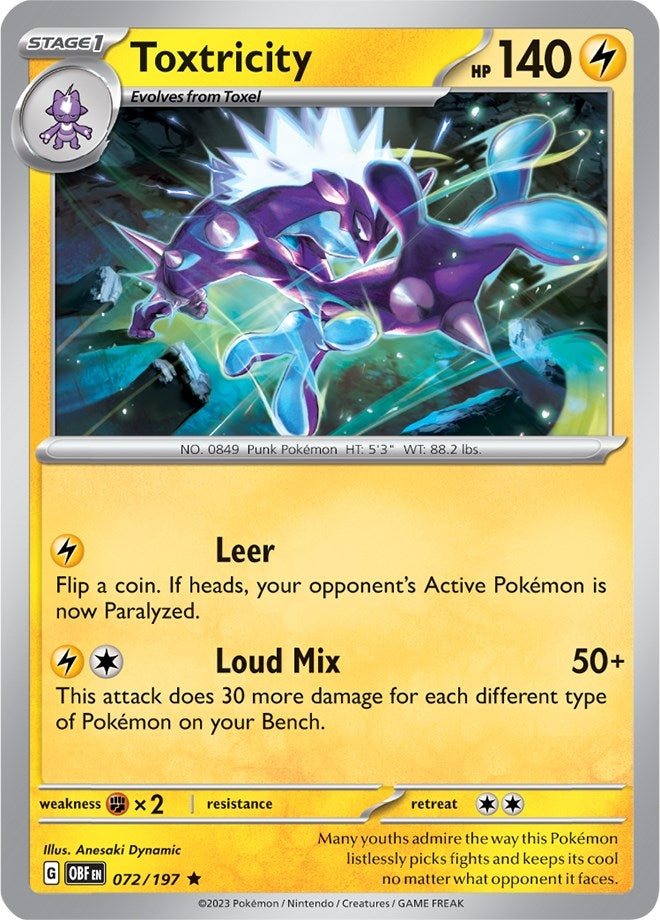 Image for Toxtricity (072/197) [Deck Exclusives] - Pokemon