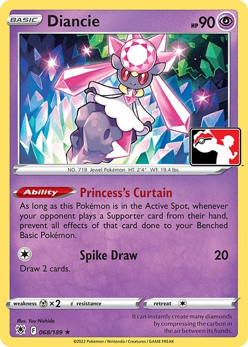 Image for Diancie (068/189) [Prize Pack Series Cards] - Pokemon