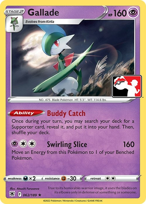 Image for Gallade (062/189) [Prize Pack Series Cards] - Pokemon