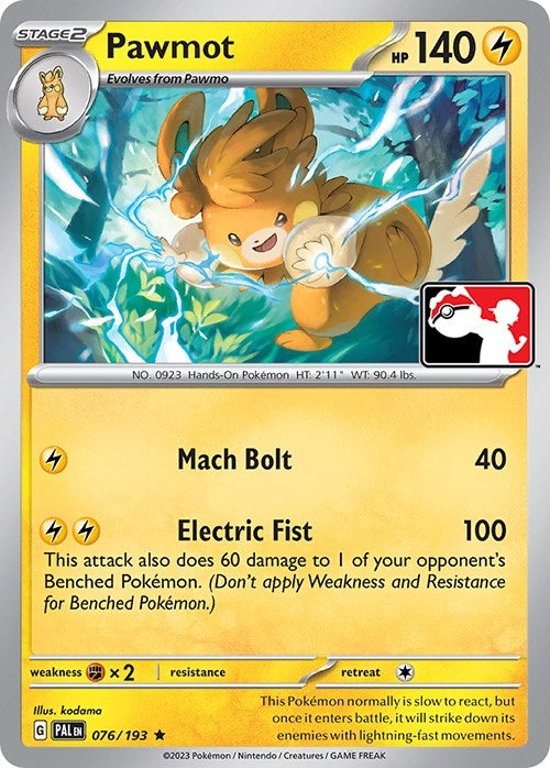 Image for Pawmot (076/198) [Prize Pack Series Cards] - Pokemon