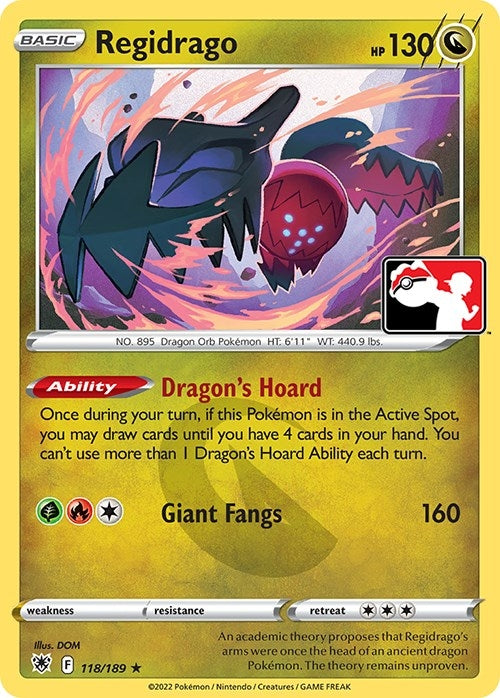 Image for Regidrago (118/189) [Prize Pack Series Cards] - Pokemon