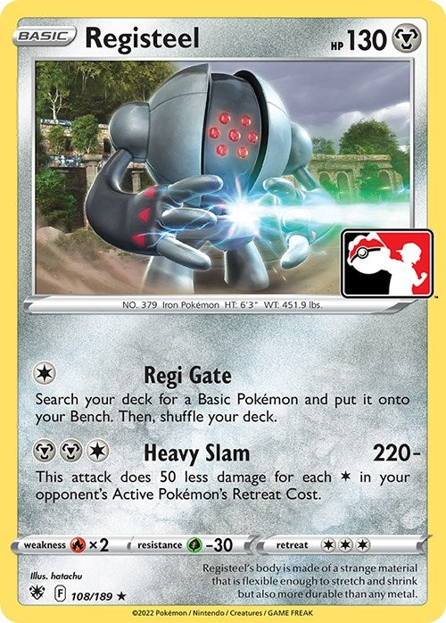 Image for Registeel (108/189) [Prize Pack Series Cards] - Pokemon