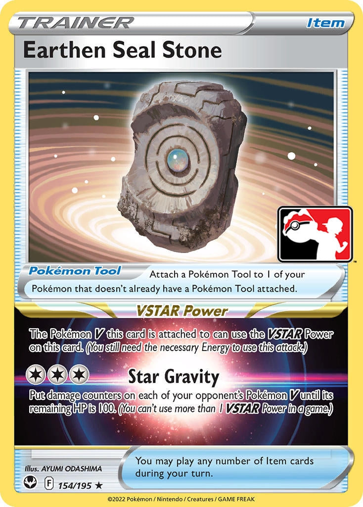 Image for Earthen Seal Stone (154/195) [Prize Pack Series Cards] - Pokemon