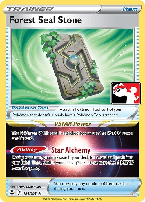 Image for Forest Seal Stone (156/195) [Prize Pack Series Cards] - Pokemon