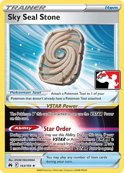 Image for Sky Seal Stone (143/159) [Prize Pack Series Cards] - Pokemon