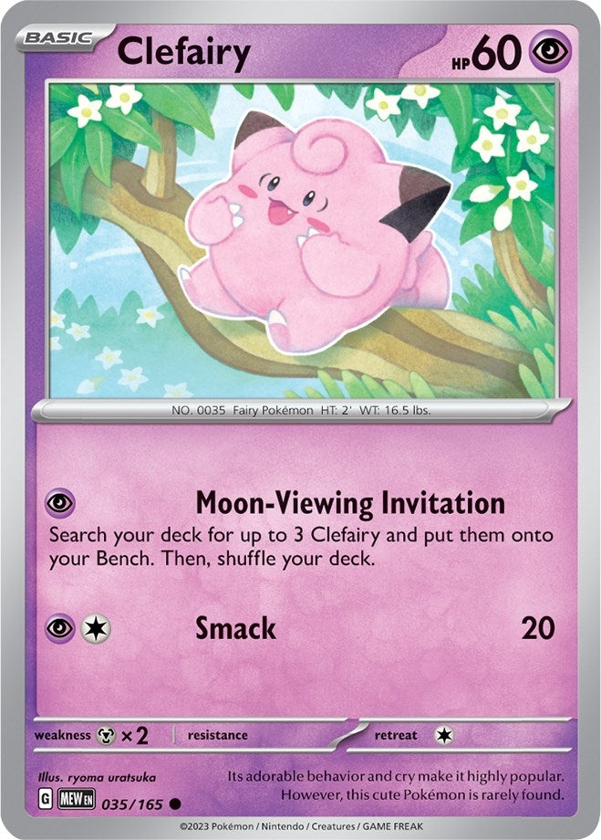 Image for Clefairy (035/165) [SV: Scarlet & Violet 151] - Pokemon