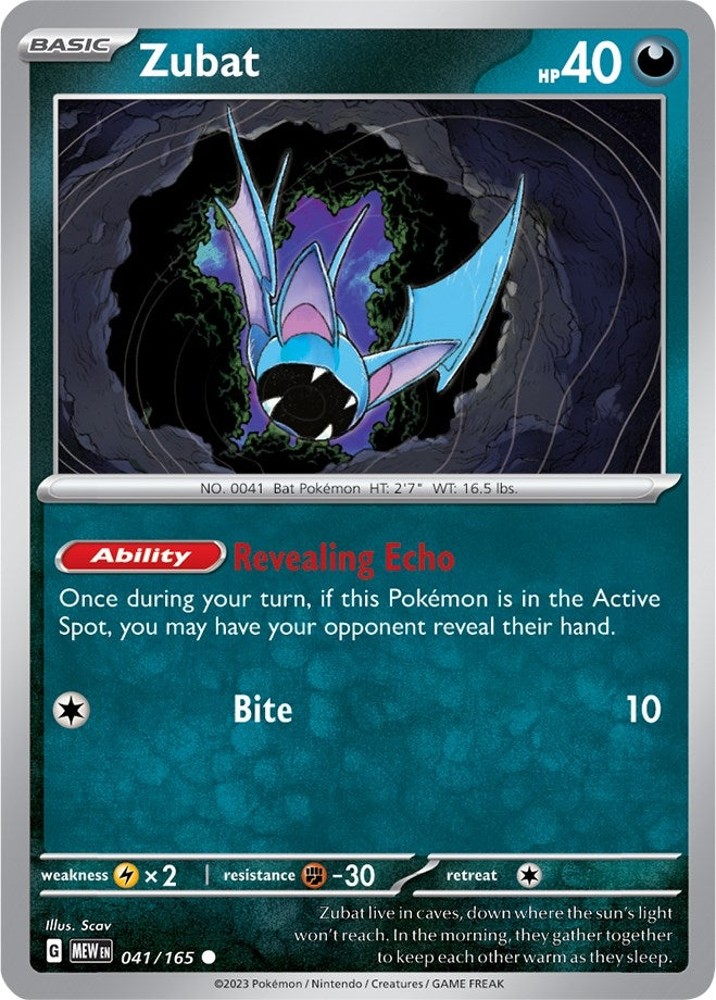 Image for Zubat (041/165) [SV: Scarlet & Violet 151] - Pokemon