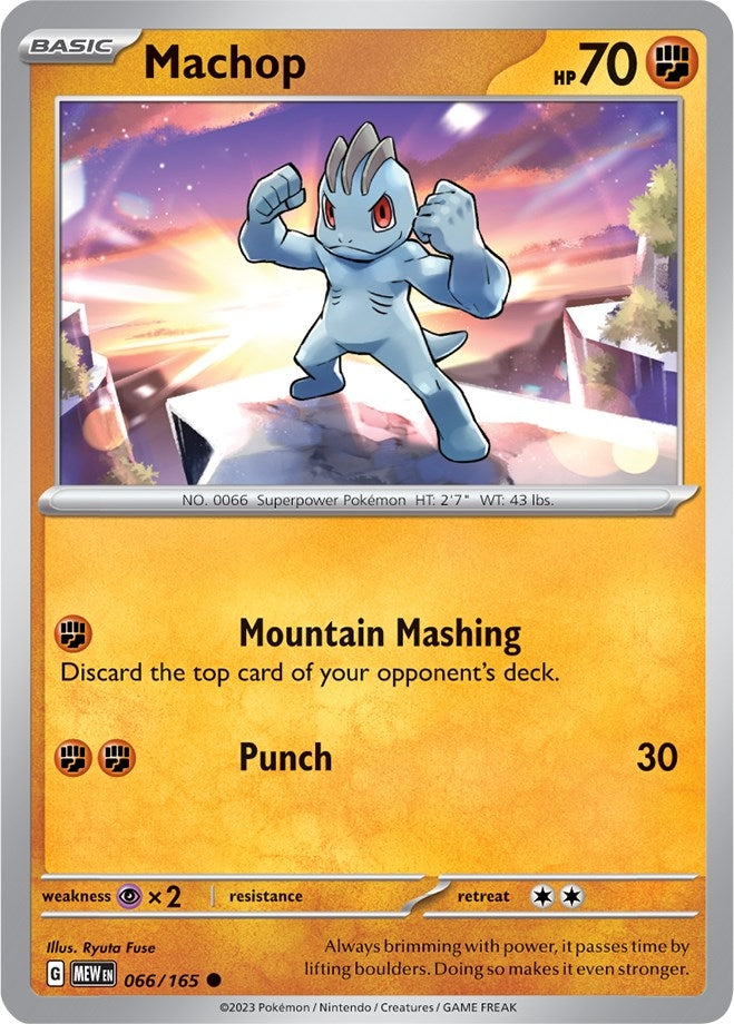 Image for Machop (066/165) [SV: Scarlet & Violet 151] - Pokemon