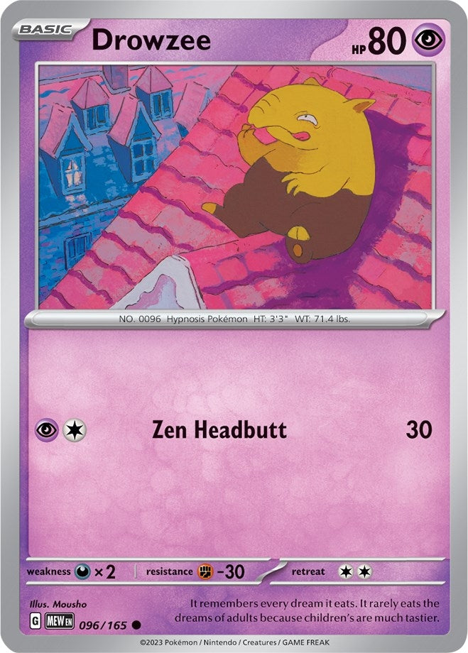 Image for Drowzee (096/165) [SV: Scarlet & Violet 151] - Pokemon