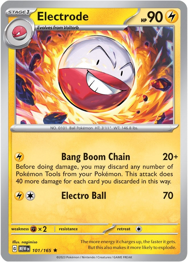 Image for Electrode (101/165) [SV: Scarlet & Violet 151] - Pokemon