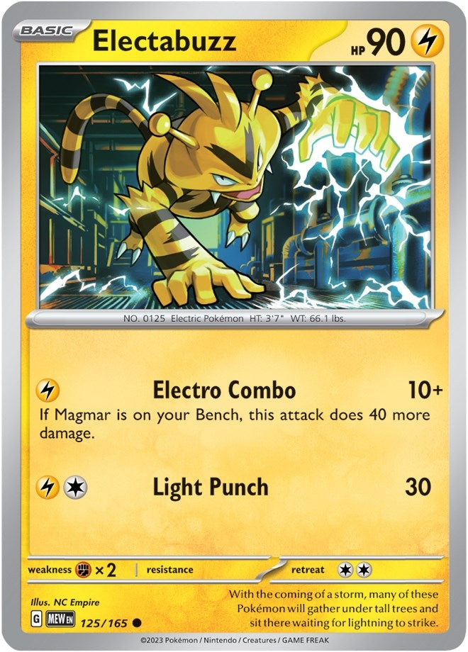 Image for Electabuzz (125/165) [SV: Scarlet & Violet 151] - Pokemon