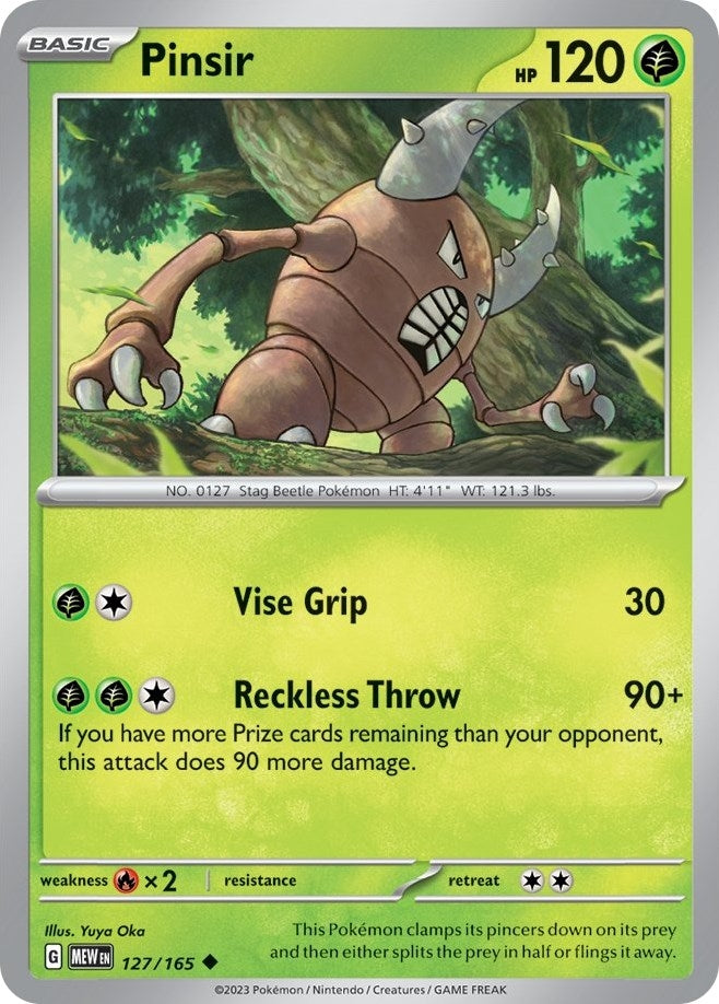Image for Pinsir (127/165) [SV: Scarlet & Violet 151] - Pokemon