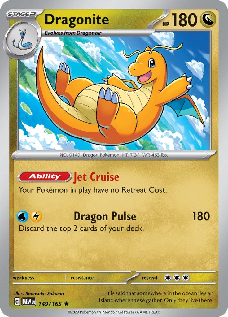Image for Dragonite (149/165) [SV: Scarlet & Violet 151] - Pokemon