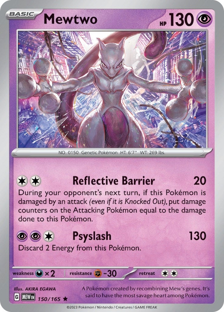 Image for Mewtwo (150/165) [SV: Scarlet & Violet 151] - Pokemon