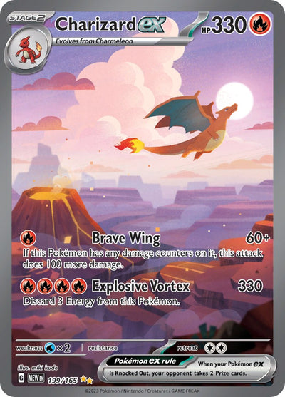 Charizard ex (199/165) (SV: Scarlet & Violet 151)