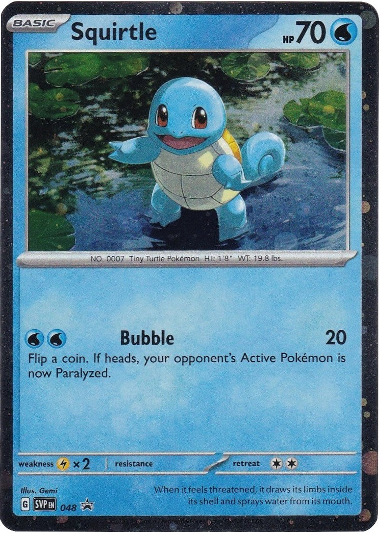 Image for Squirtle - 048 (Cosmos Holo) (048) [SV: Scarlet & Violet Promo Cards] - Pokemon