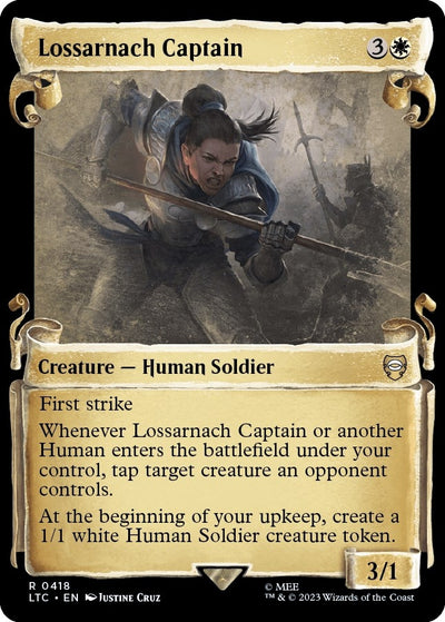Lossarnach Captain (Showcase Scrolls) (418) (Commander: The Lord of the Rings: Tales of Middle-earth)
