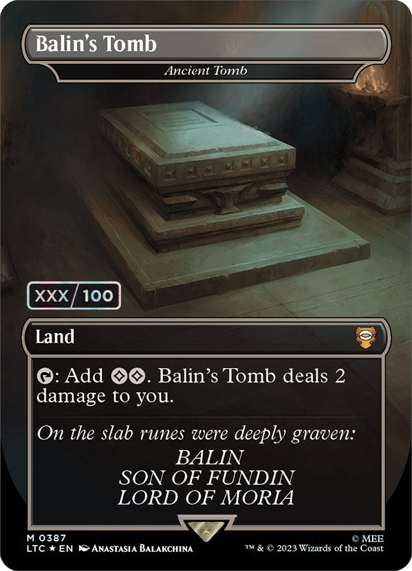 Balin's Tomb - Ancient Tomb (Serial Numbered) (387) [The Lord of the Rings: Tales of Middle-earth]