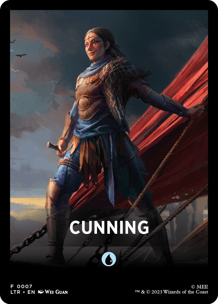 Cunning Theme Card (7) [Universes Beyond: The Lord of the Rings: Tales of Middle-earth]