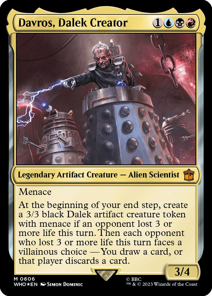 Davros, Dalek Creator (Surge Foil) (606) [Universes Beyond: Doctor Who]