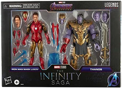 Marvel Legends Iron Man Mark 85 vs Thanos 6-inch 2-Pack