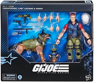 G.I. Joe Classified Series #157 Christopher "Law" Lavigne & Order K-9