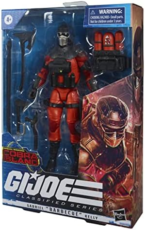 G.I. Joe Classified Series Gabriel "Barbecue" Kelly 6" Figure Special Missions: Cobra Island #32