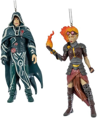 Magic The Gathering Jace & Chandra 5" Resin Ornaments
