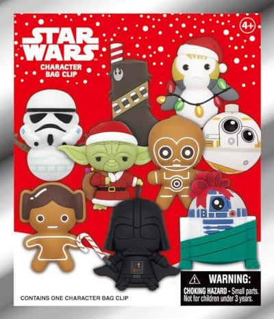 Star Wars Christmas 3D Foam Bag Clip - Blind Bag