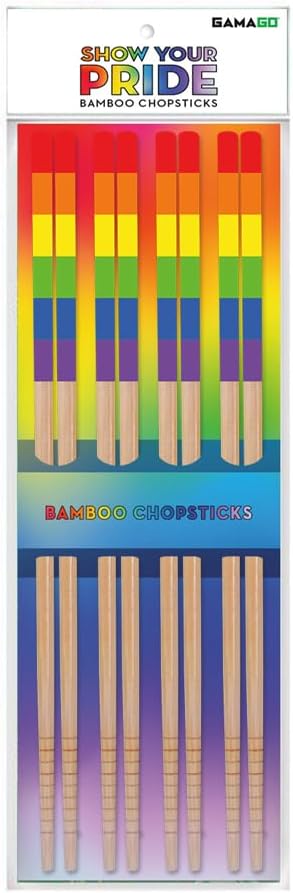 Show Your Pride Bamboo Chopsticks Set