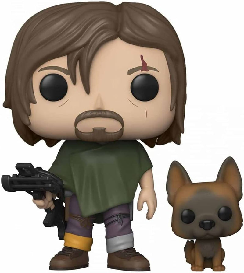 Funko Pop! The Walking Dead – Daryl Dixon with Dog Vinyl Figure (