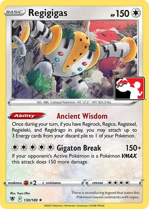 Image for Regigigas (130/189) [Prize Pack Series Cards] - Pokemon