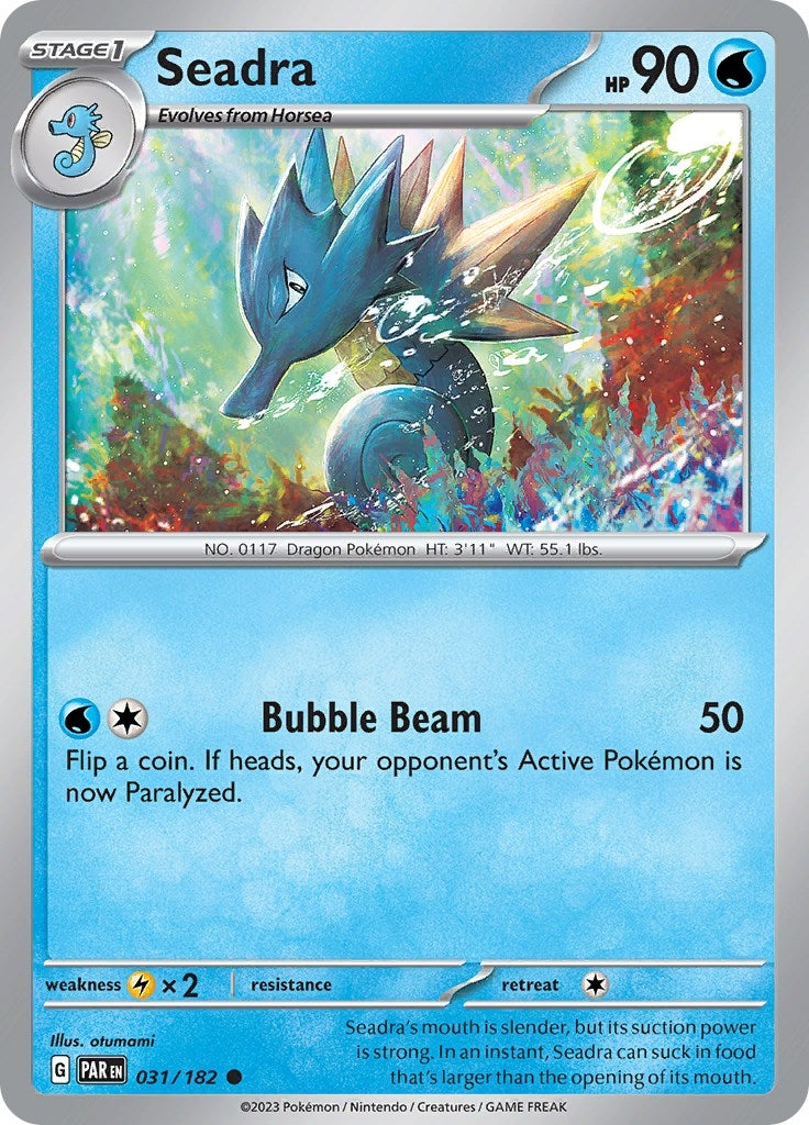 Image for Seadra (031/182) [SV04: Paradox Rift] - Pokemon