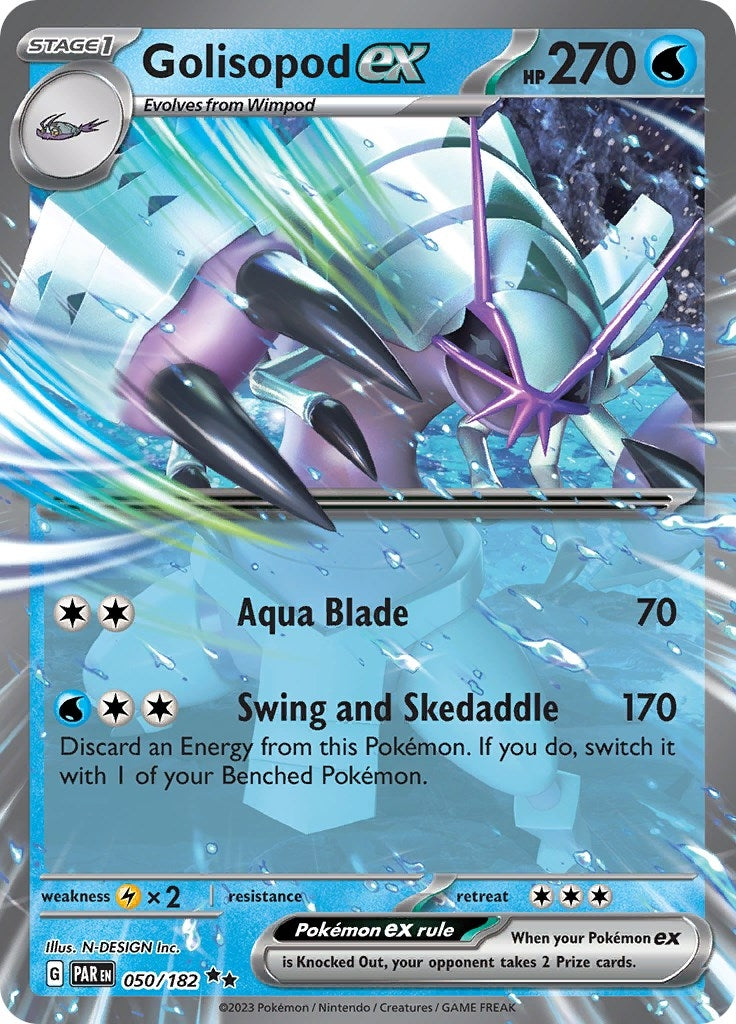 Image for Golisopod ex (050/182) [SV04: Paradox Rift] - Pokemon