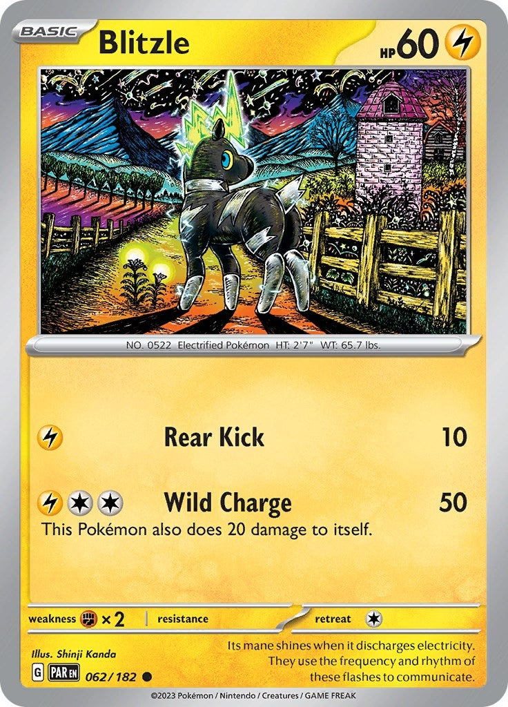Blitzle (062/182) [SV04: Paradox Rift]