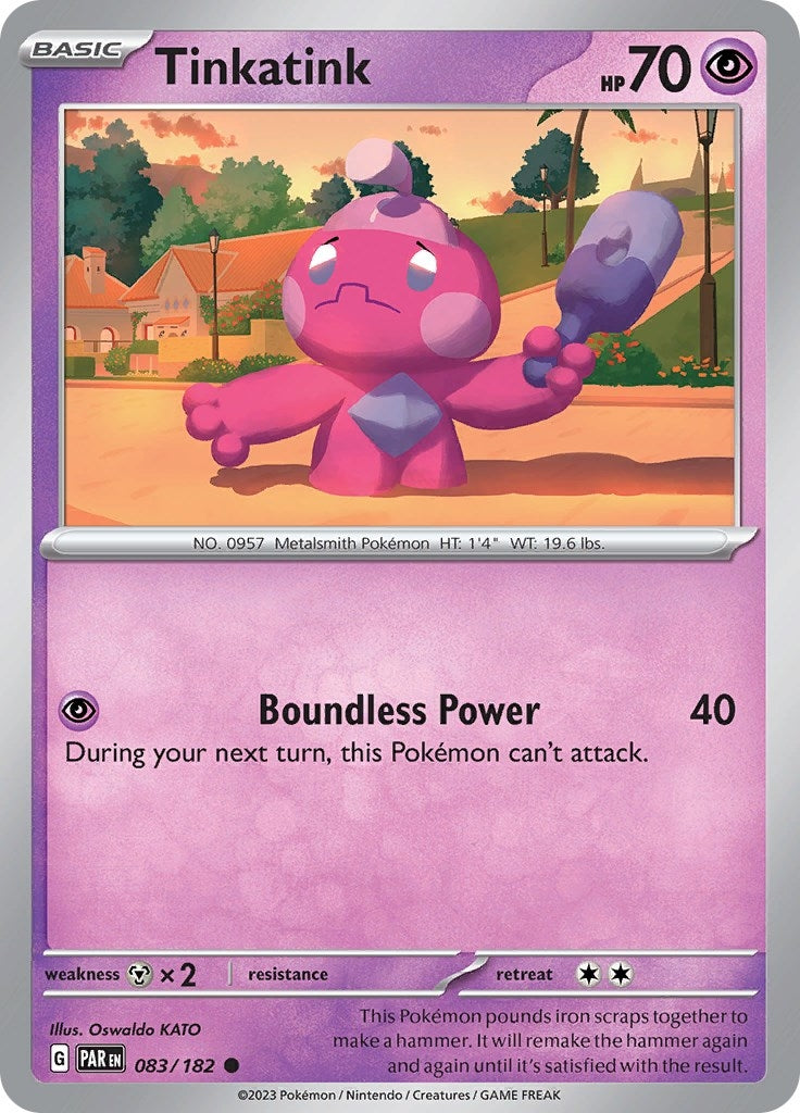 Image for Tinkatink (083/182) [SV04: Paradox Rift] - Pokemon