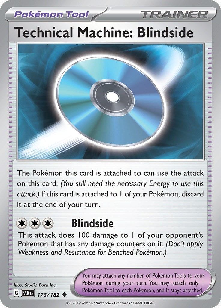 Image for Technical Machine: Blindside (176/182) [SV04: Paradox Rift] - Pokemon