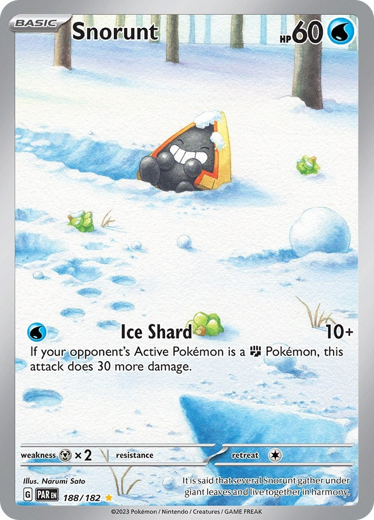 Image for Snorunt (188/182) [SV04: Paradox Rift] - Pokemon