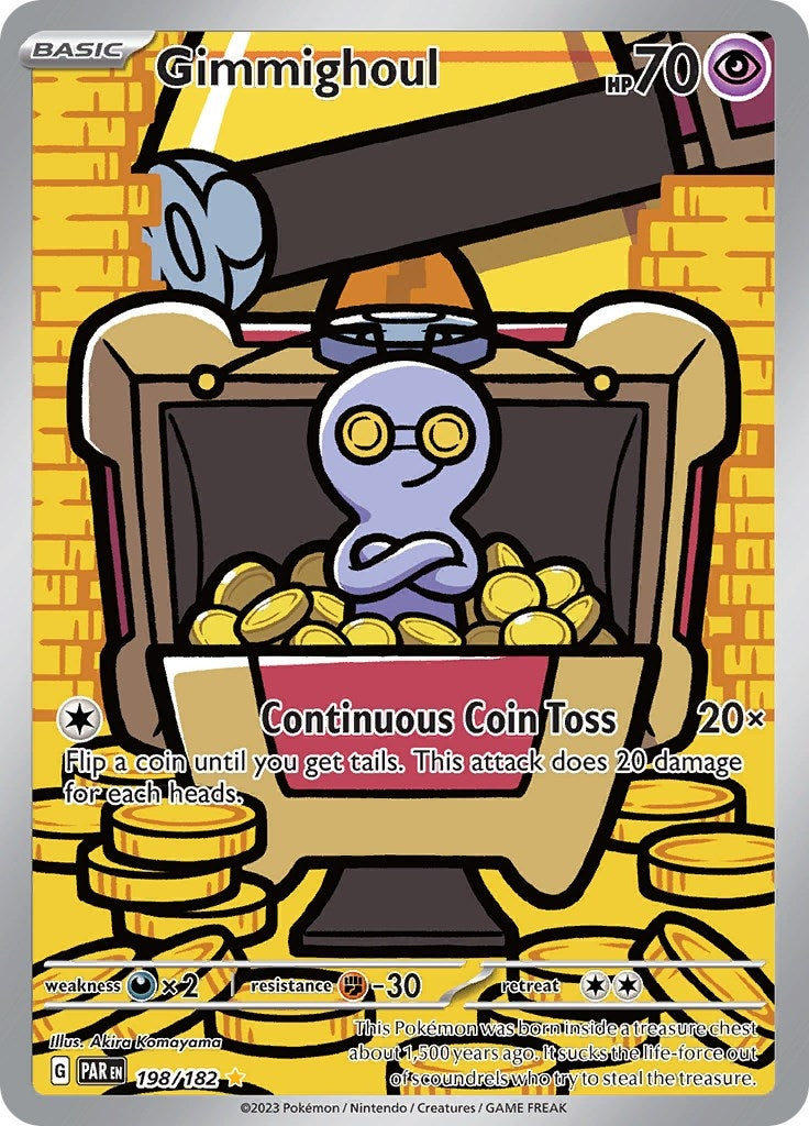 Image for Gimmighoul (198/182) [SV04: Paradox Rift] - Pokemon